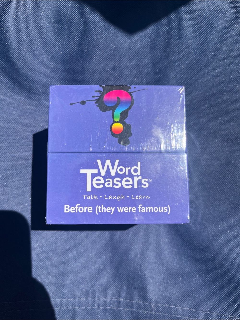 WordTeasers 'Before (they were famous)' Party Card Game - Purple